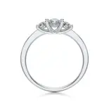 Pierścionek z diamentami białe złoto AJPZ_053